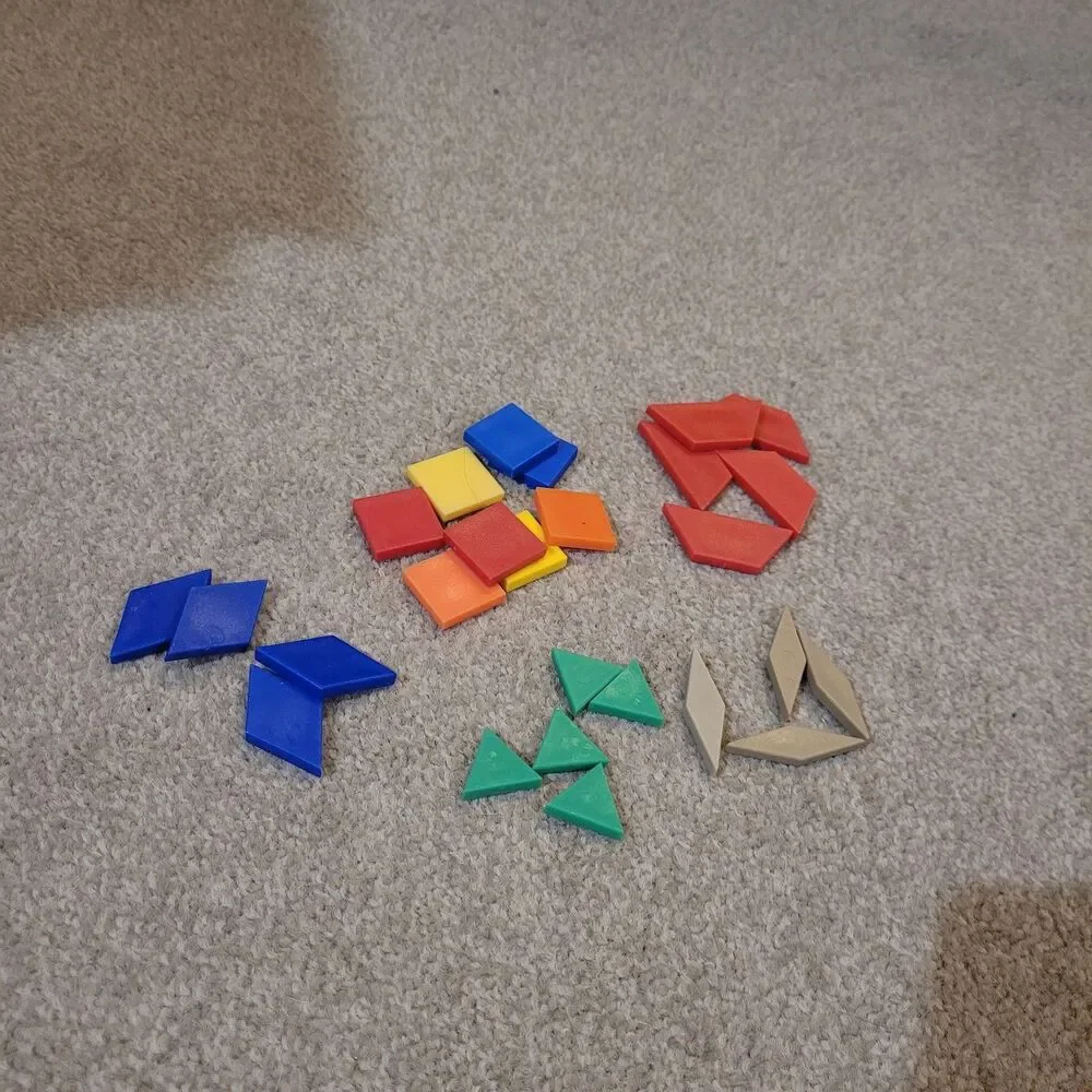 Tangrams Lot Multicolored